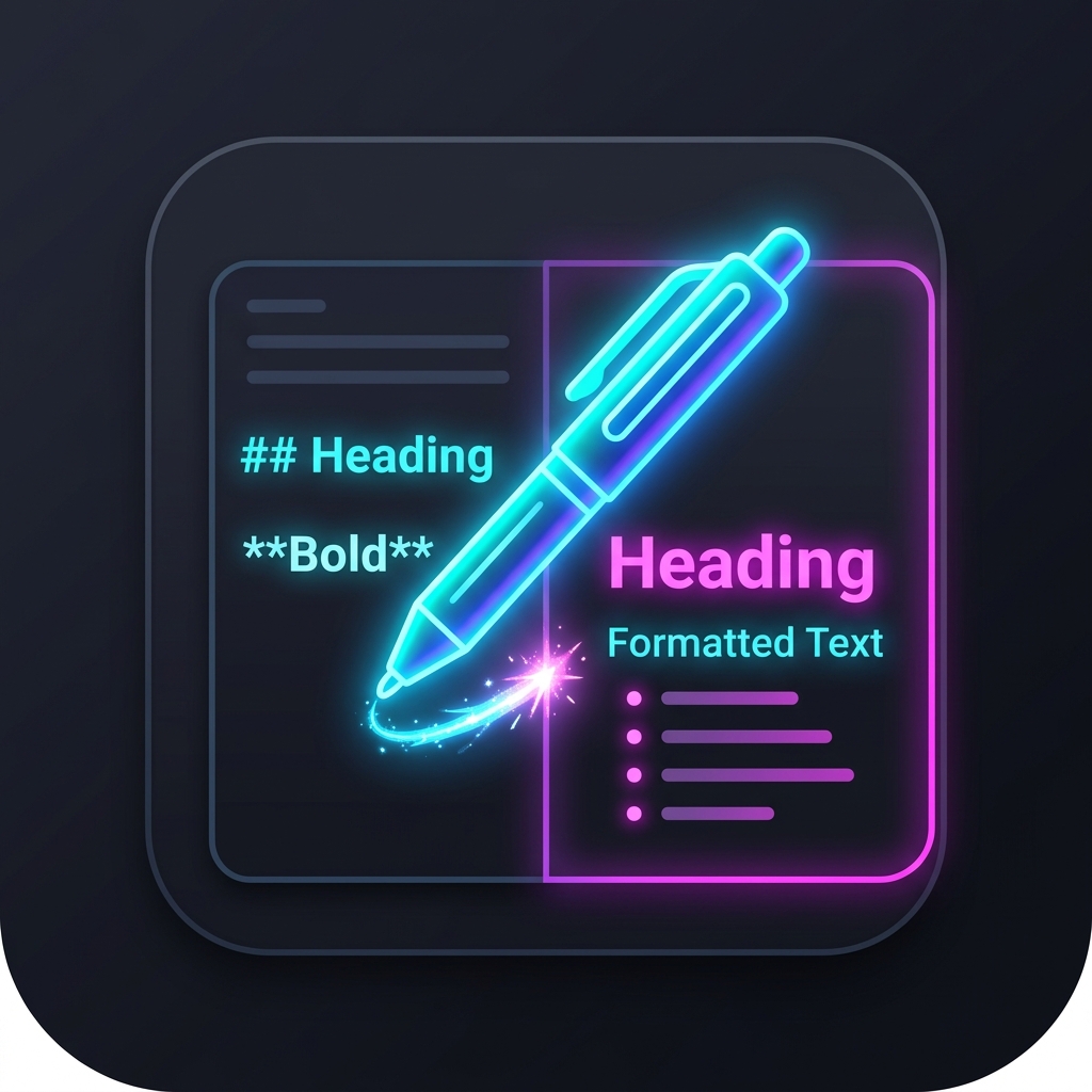 Obsidian-style Markdown Editor