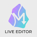 Obsidian-style Markdown Editor